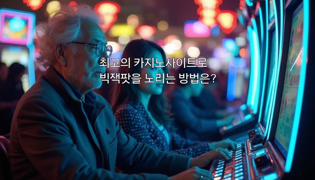 최고의 카지노사이트로 빅잭팟을 노리는 방법은?